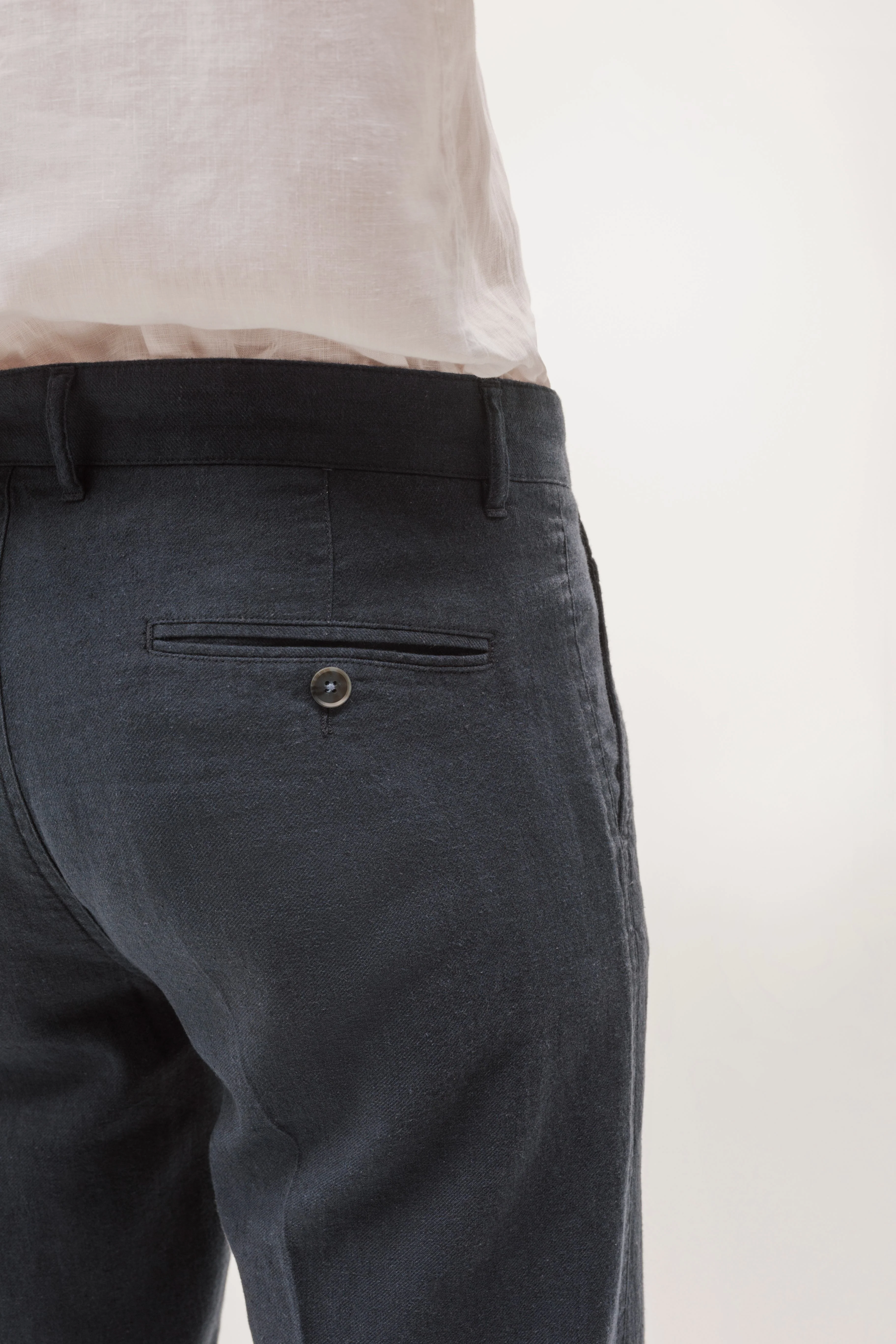 Pantalón smart chino lino - Image 4
