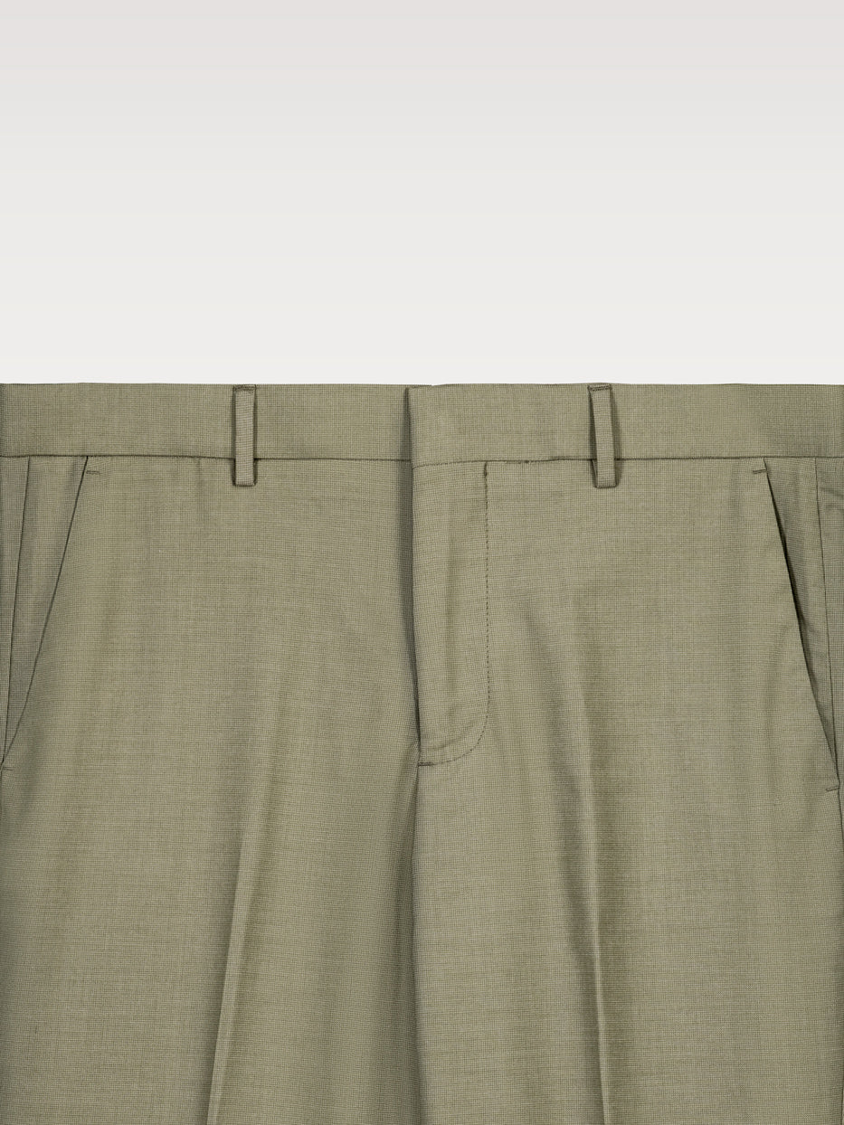 Pantalón de traje slim fit falso liso - Image 8