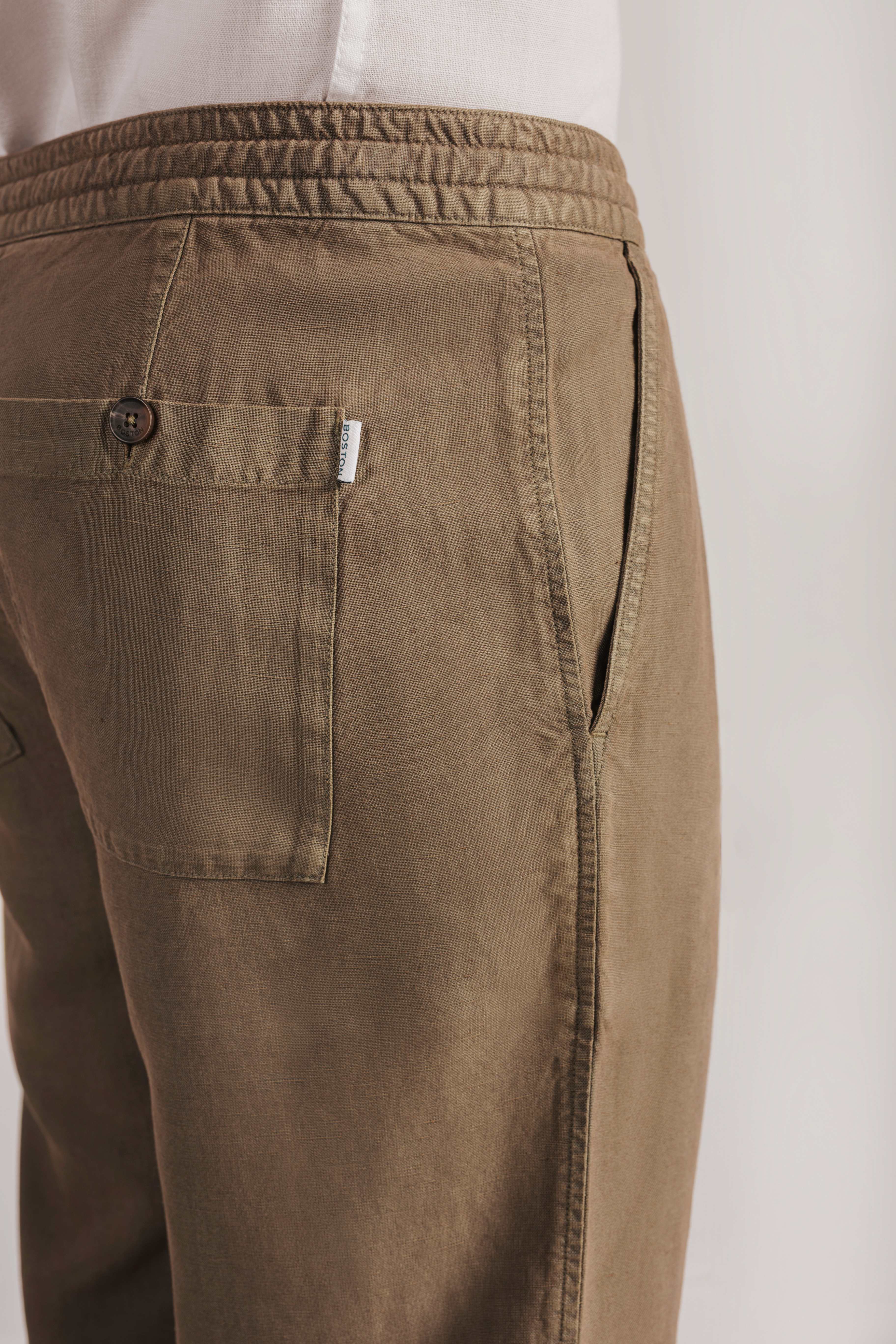 Pantalón lino recto - Image 3