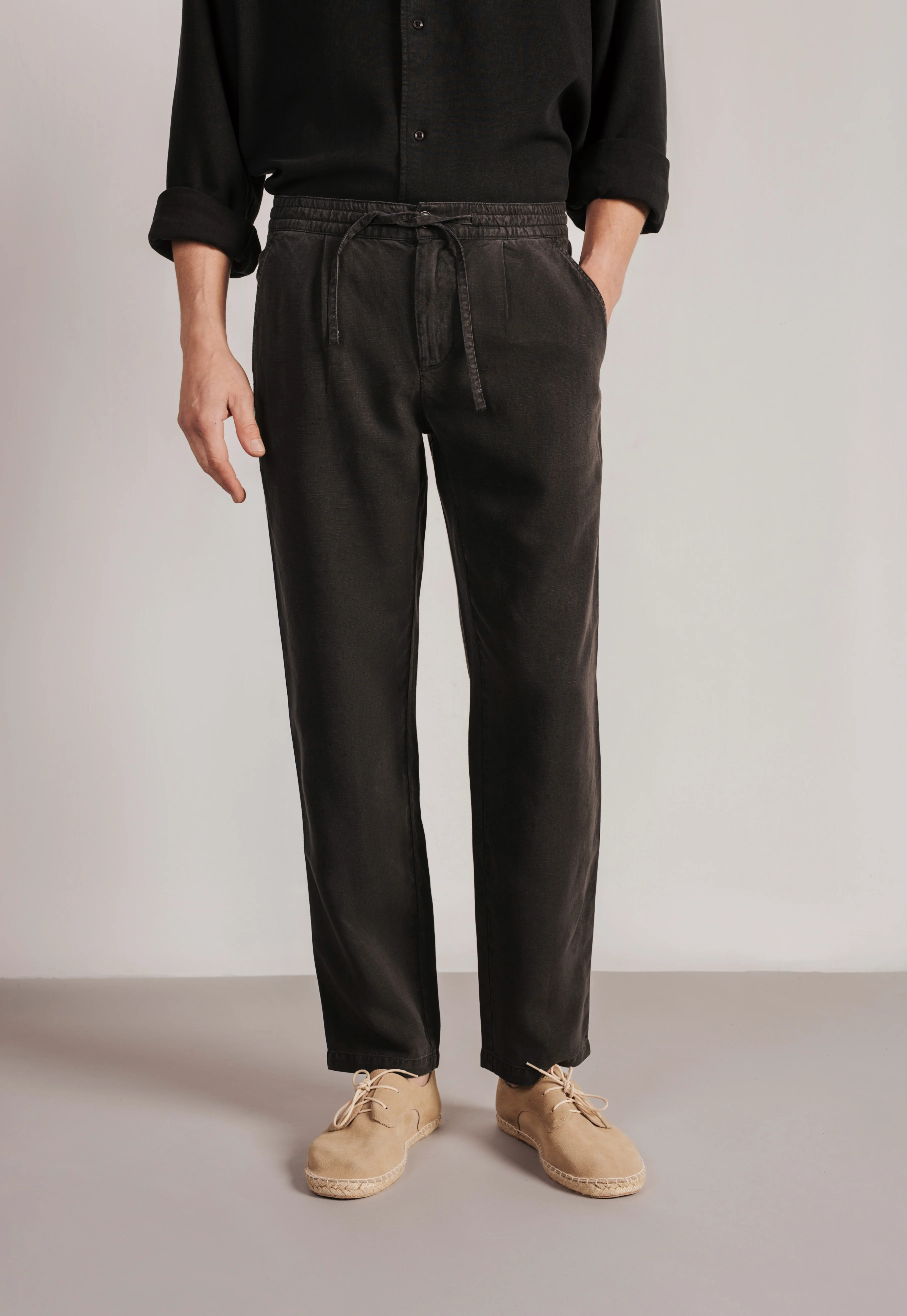 Pantalón lino recto - Image 4