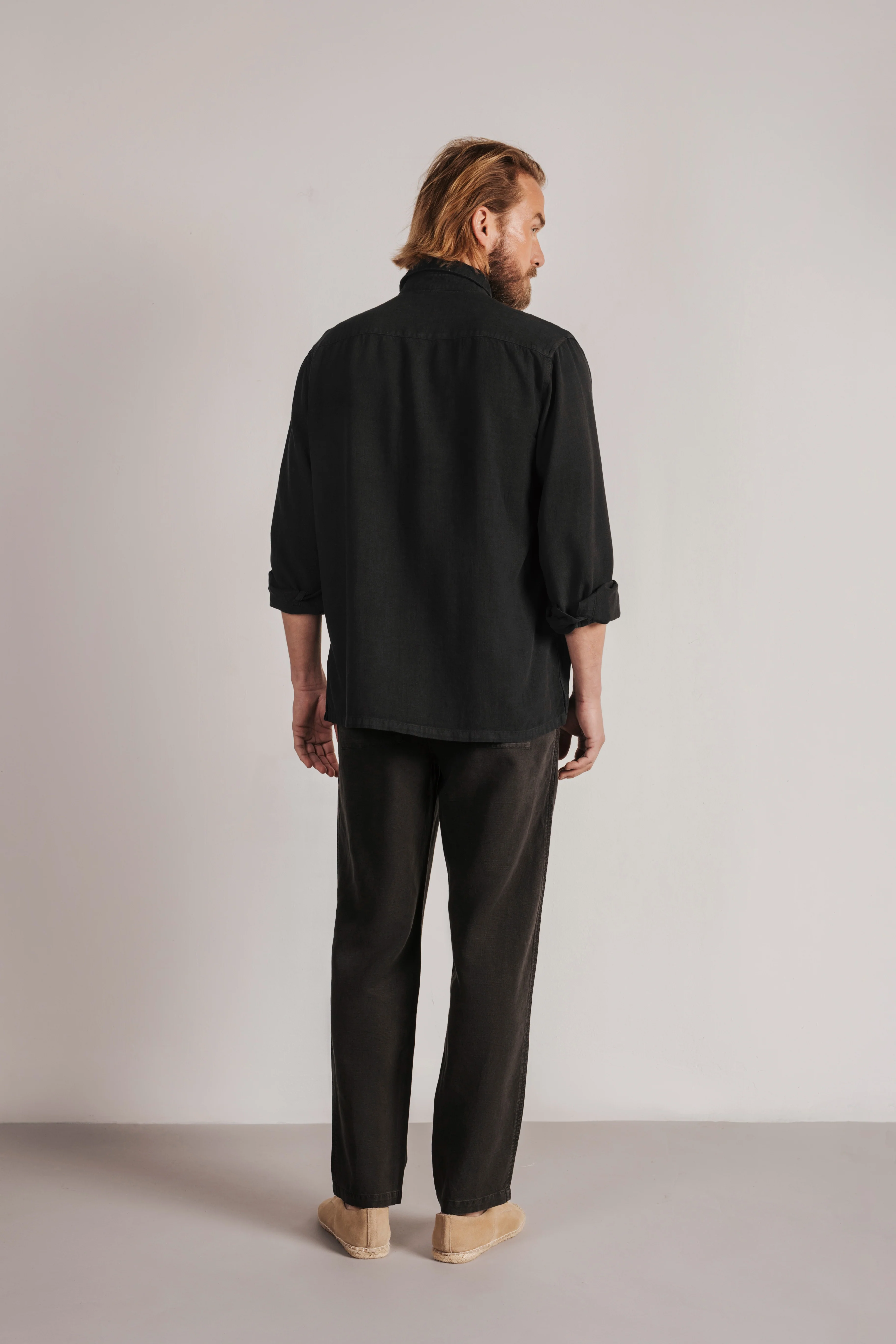 Pantalón lino recto - Image 5