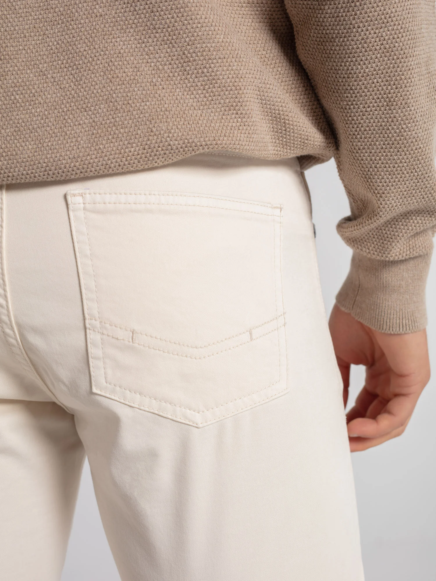 Pantalón slim fit sarga - Image 6