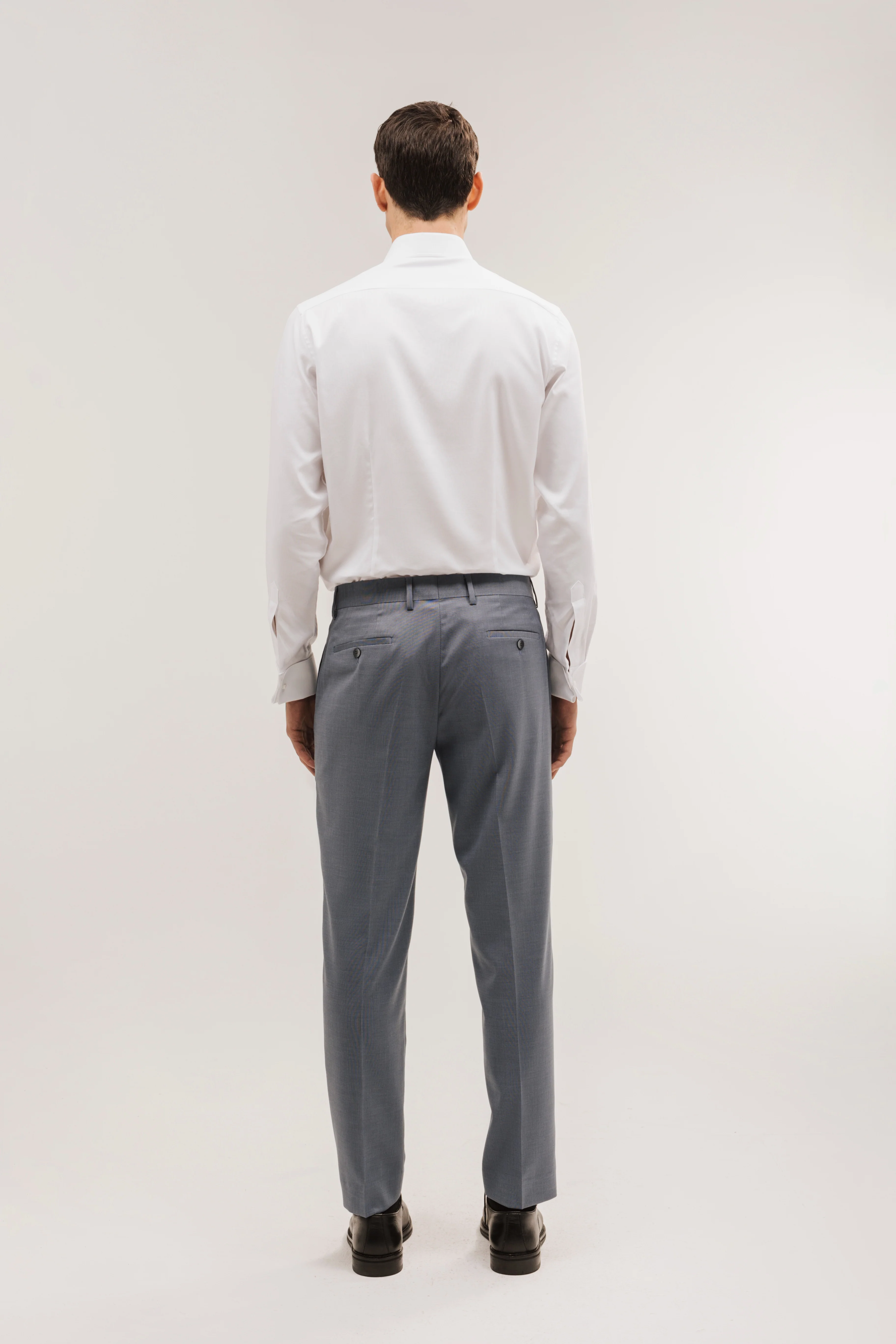 Pantalon traje falso liso - Image 6
