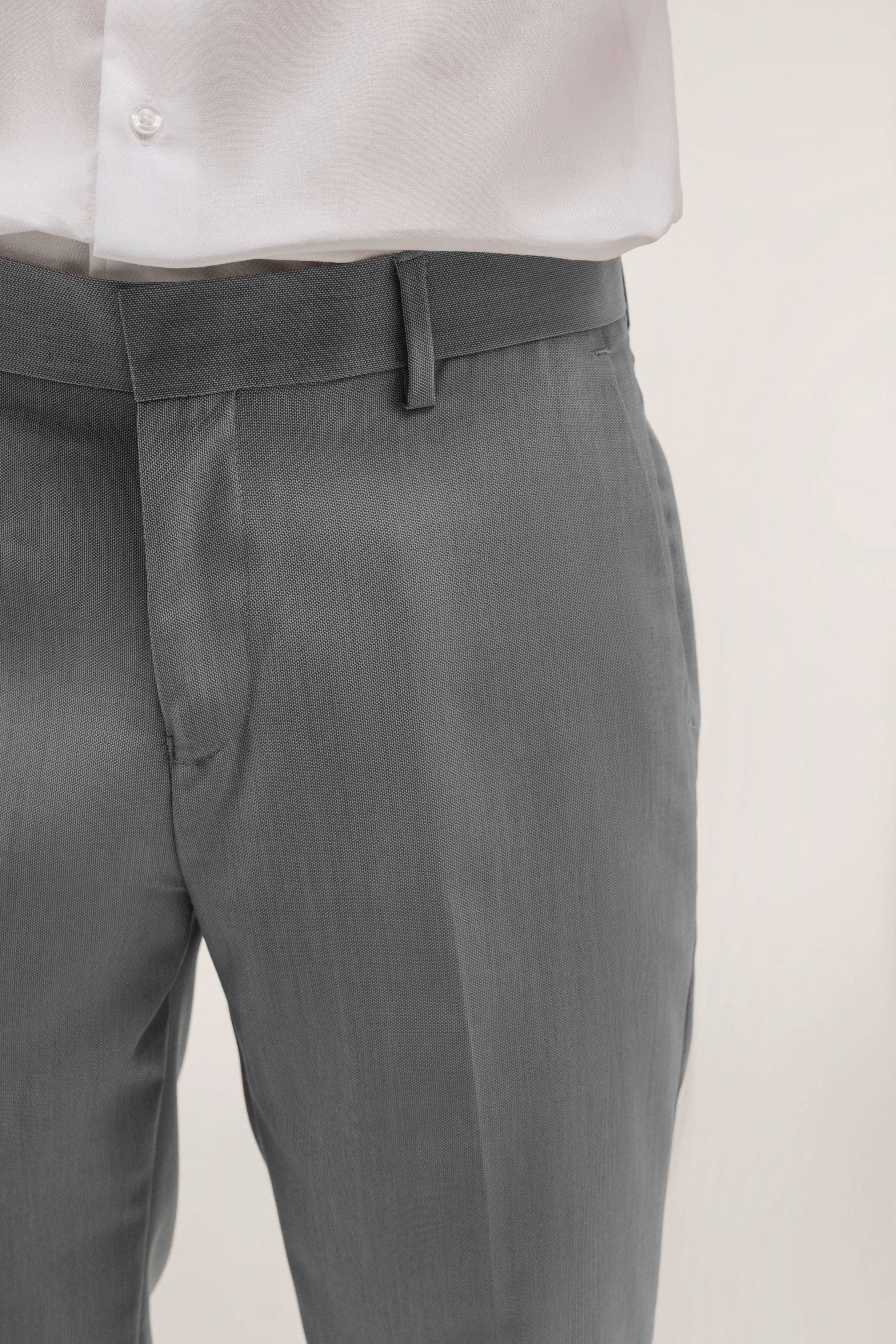 Pantalón traje slim fit falso liso - Image 3