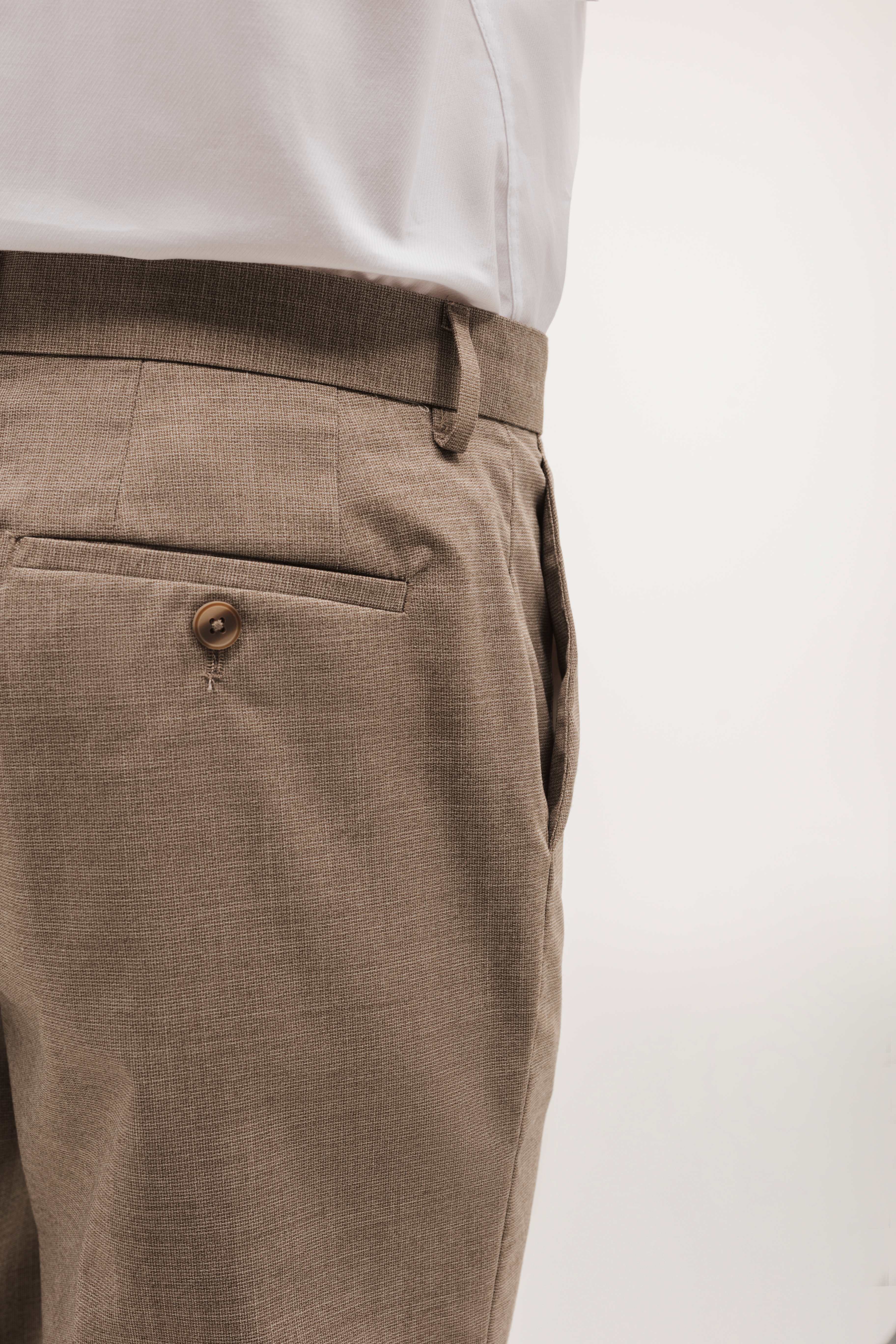 Pantalón traje slim fit falso liso - Image 3