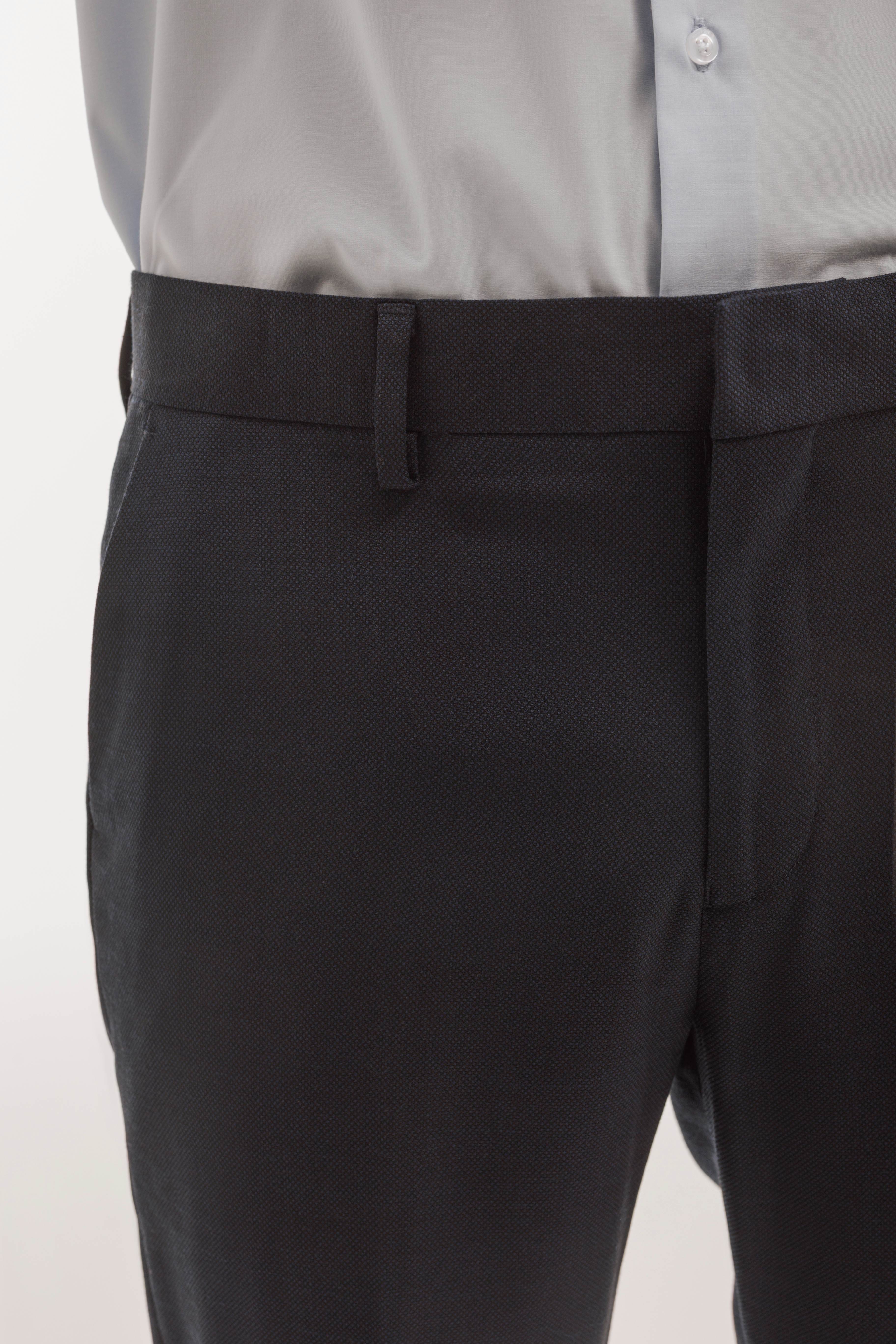 Pantalón traje lana slim fit falso liso - Image 6
