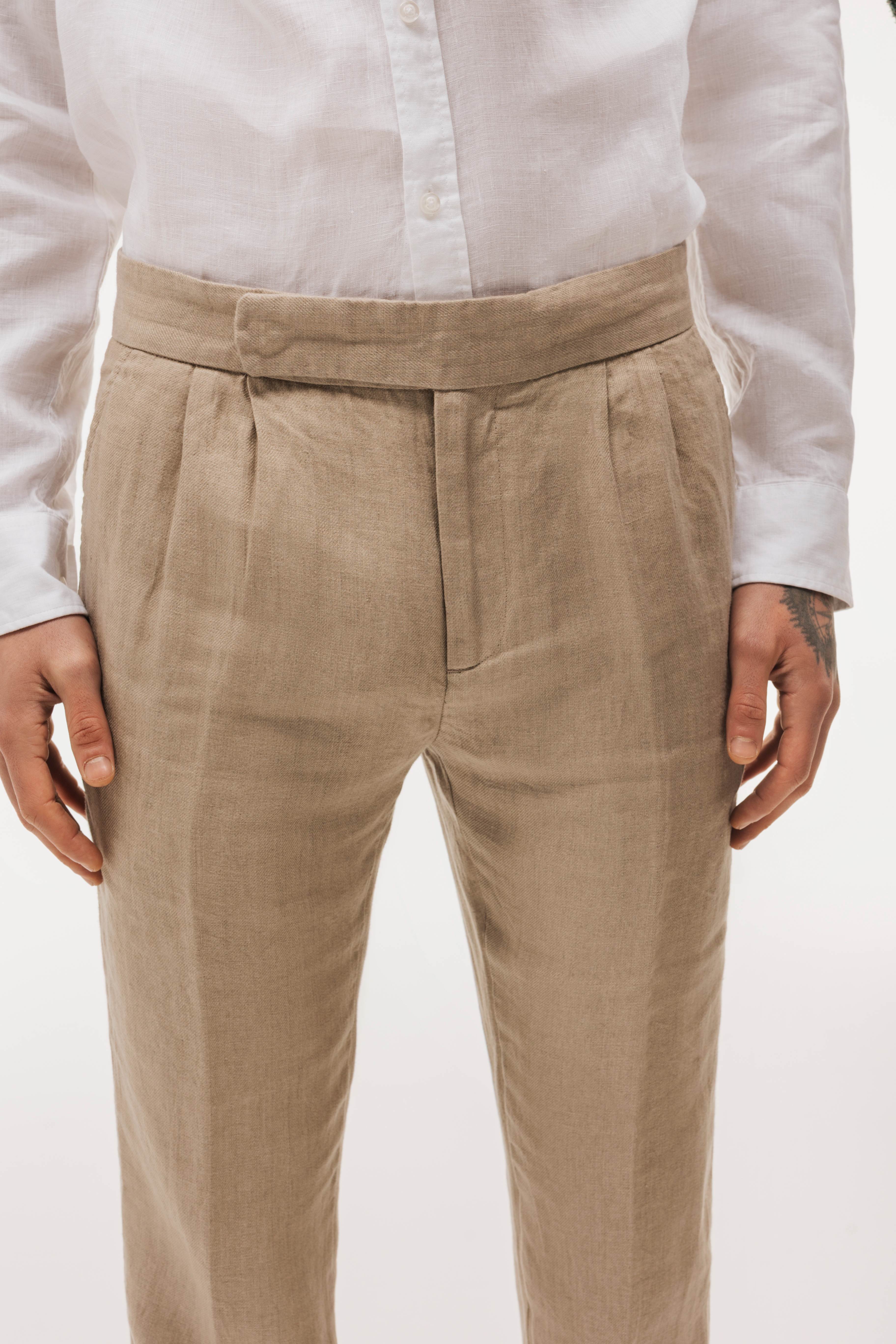 Pantalón traje 100% lino - Image 5