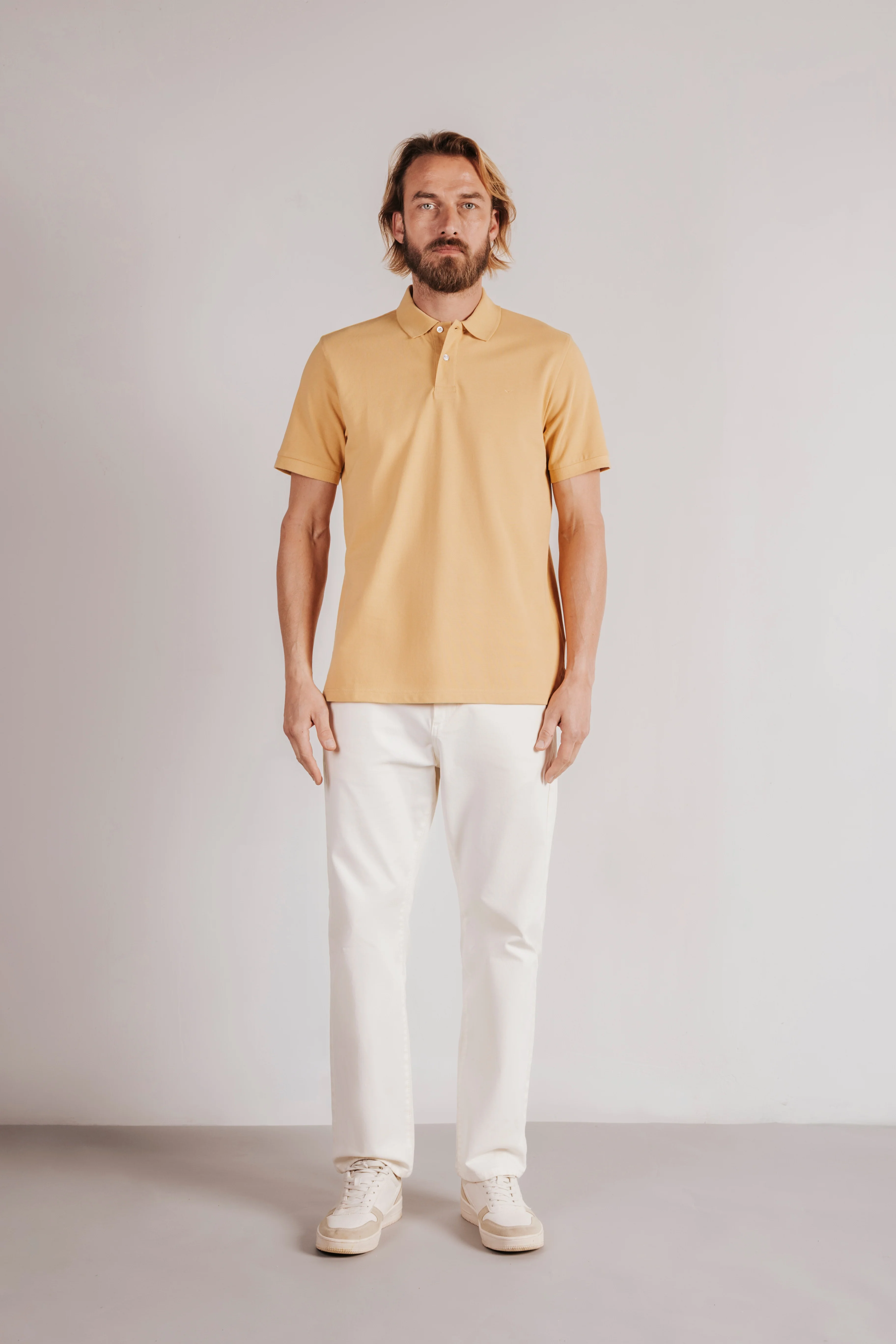 Polo algodón esencial manga corta - Image 3