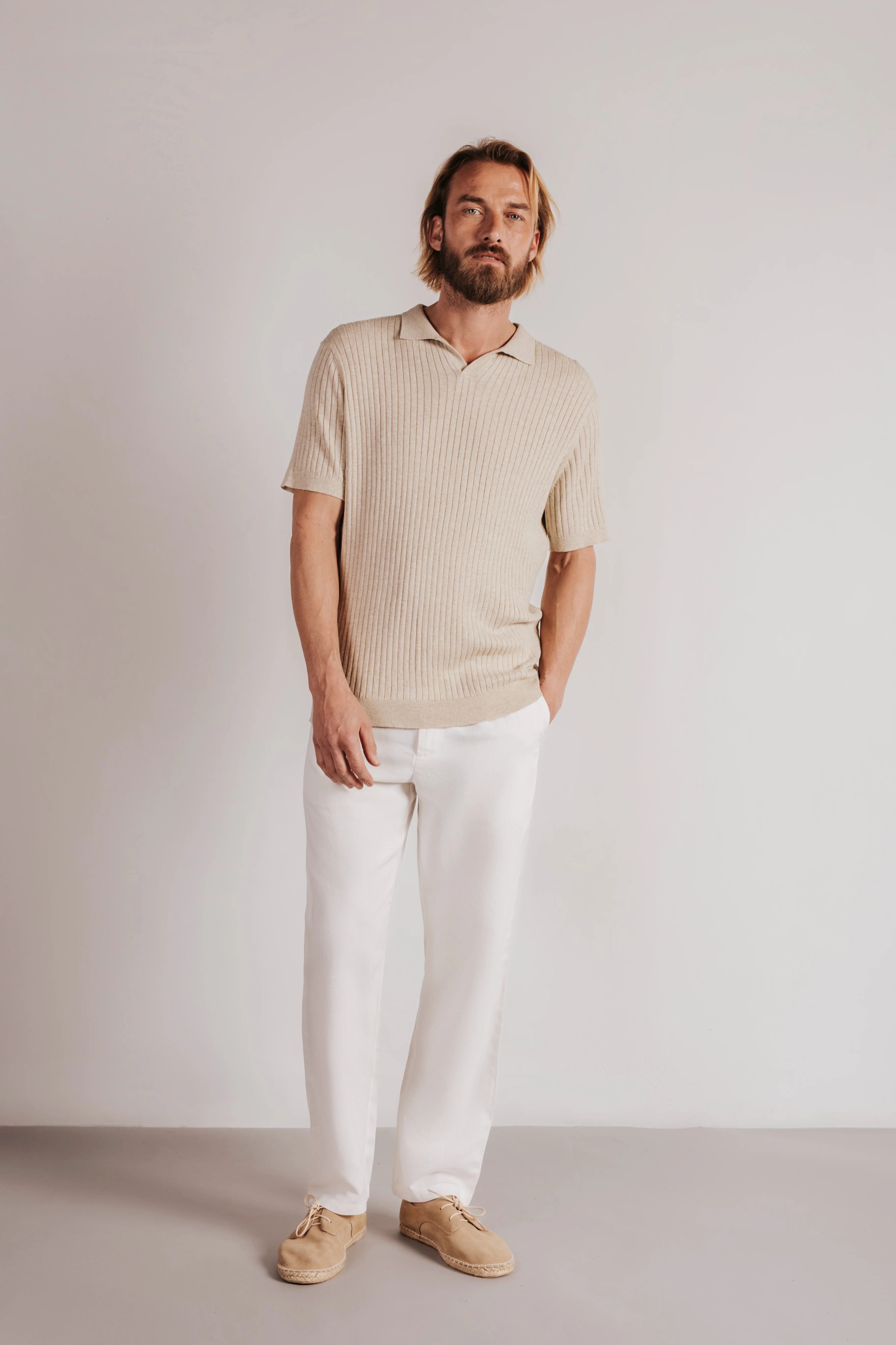 Polo tricot canalé - Image 4