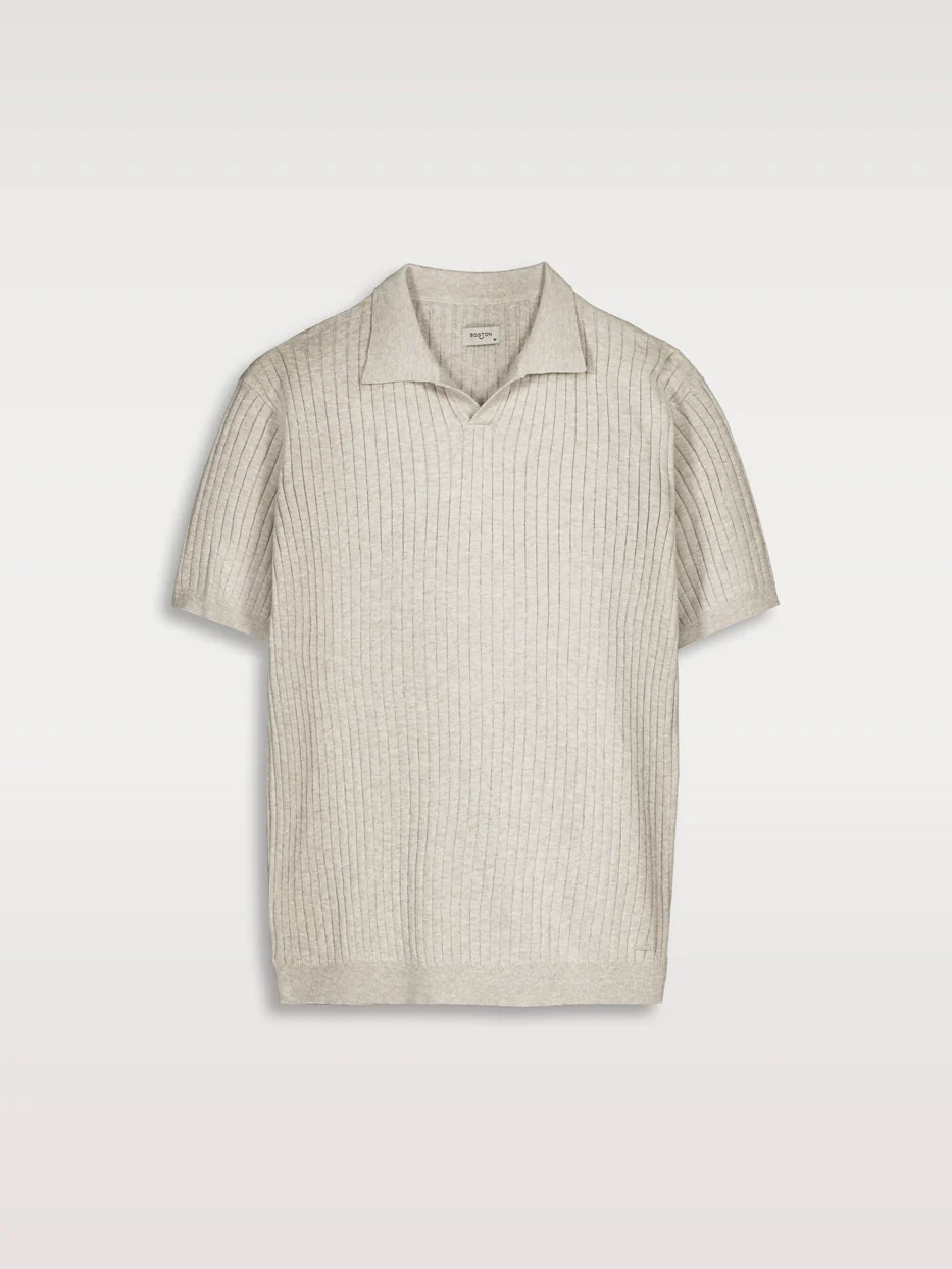 Polo tricot canalé - Image 5