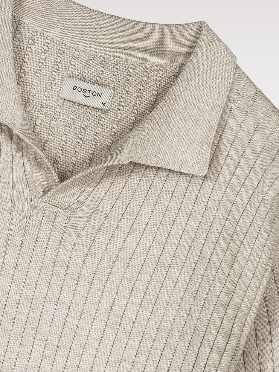 Polo tricot canalé - Image 6