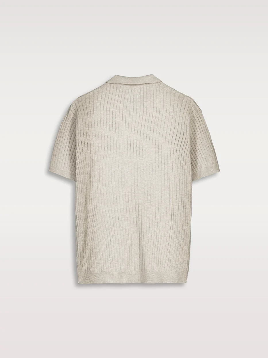 Polo tricot canalé - Image 8