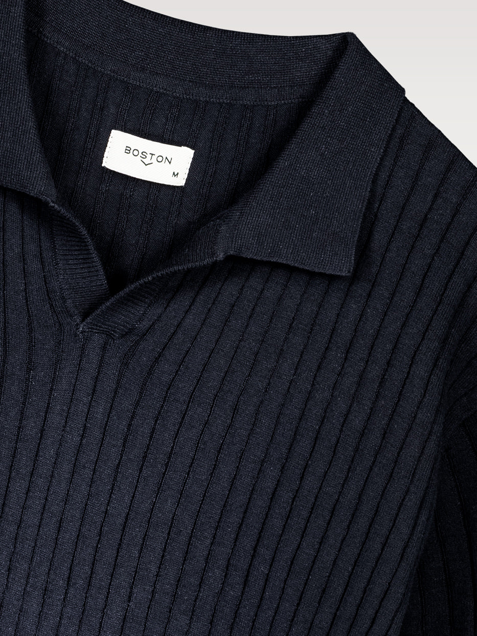 Polo tricot canalé - Image 4