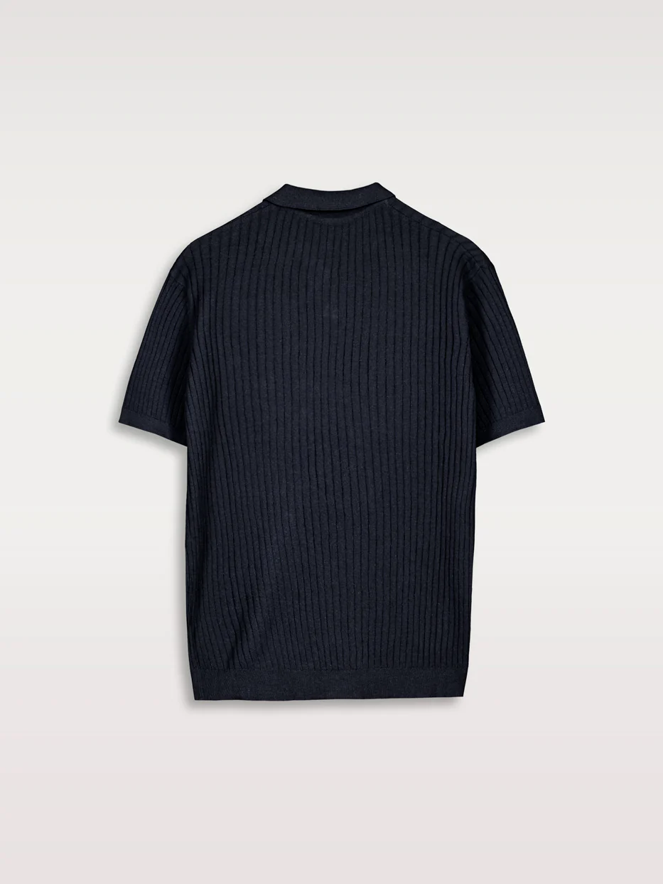 Polo tricot canalé - Image 5