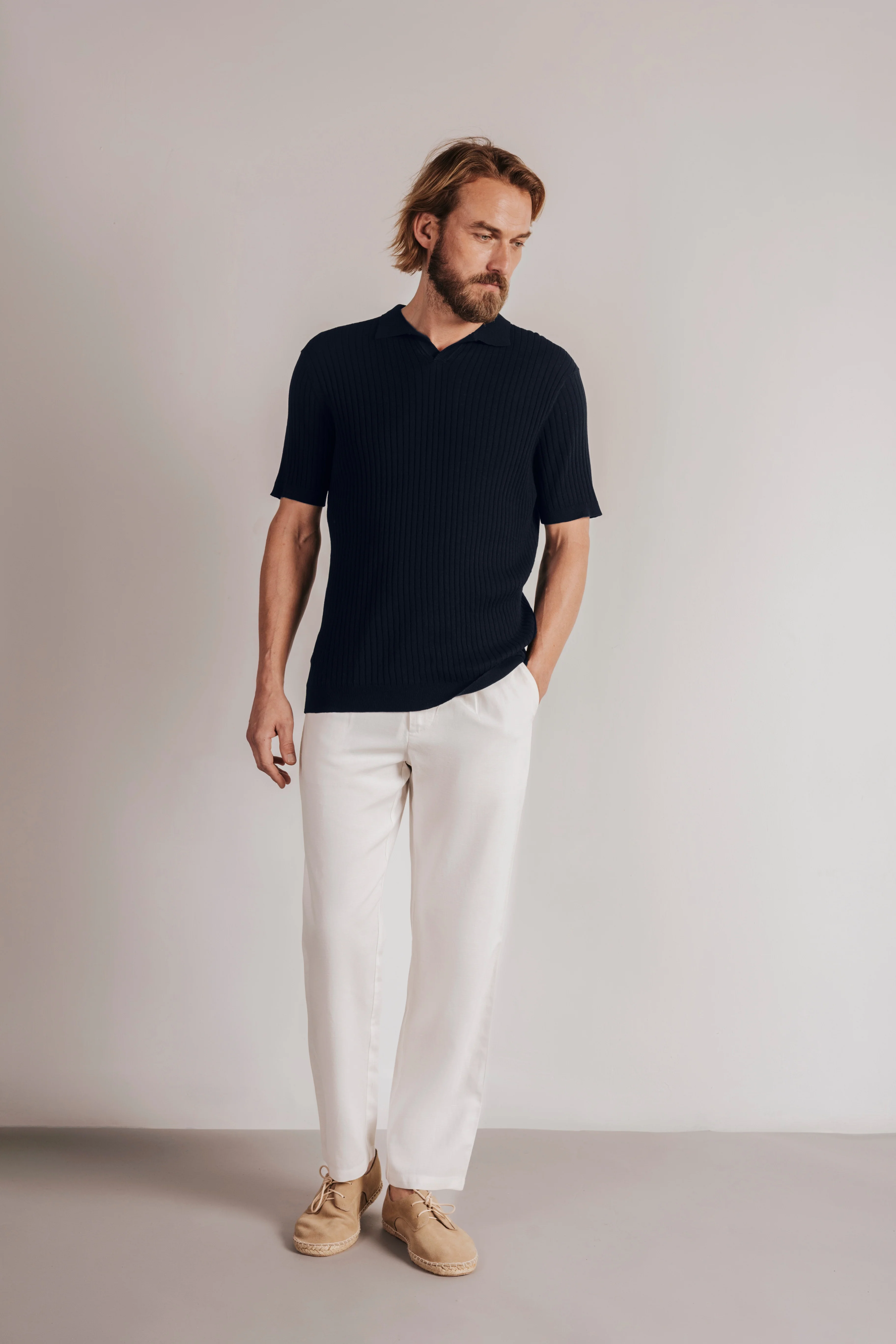 Polo tricot canalé - Image 6
