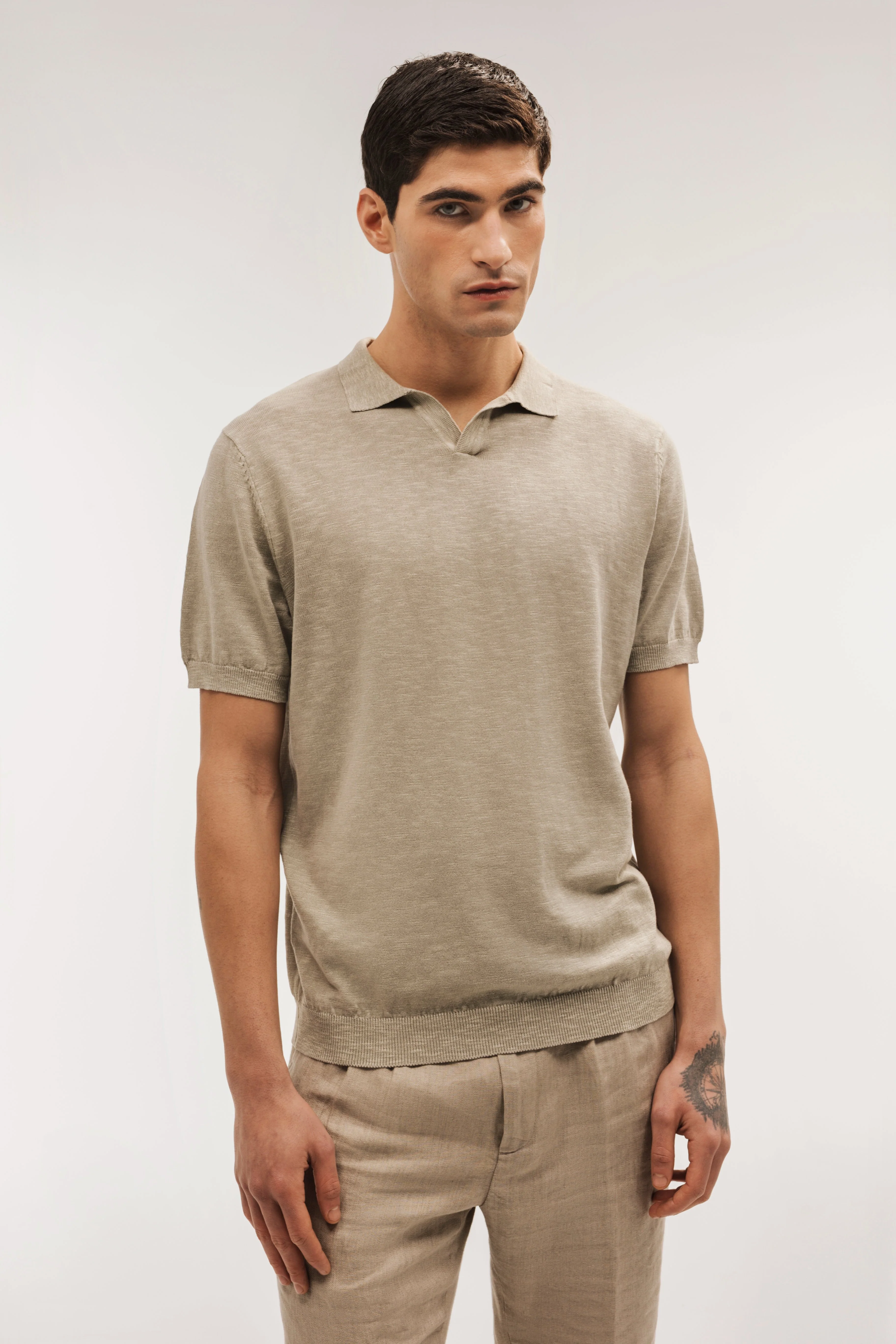 Polo manga corta flamé