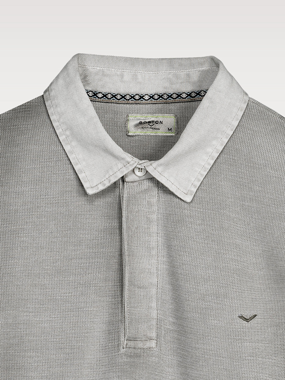Polo oversize algodón con estructura - Image 3