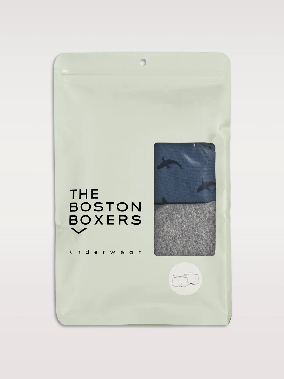 Set boxer estampado/liso - Image 4
