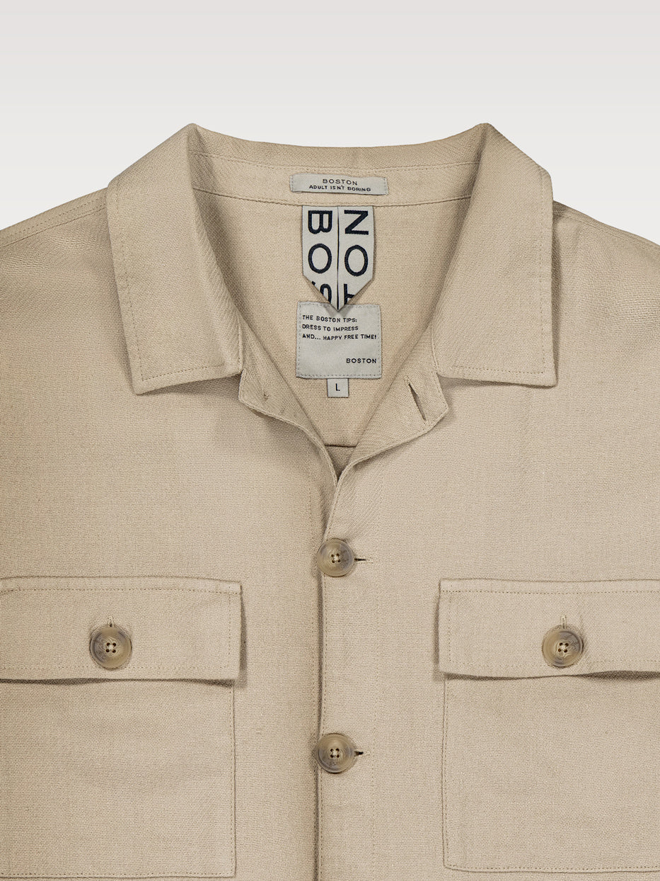 Sobrecamisa de lino - Image 6