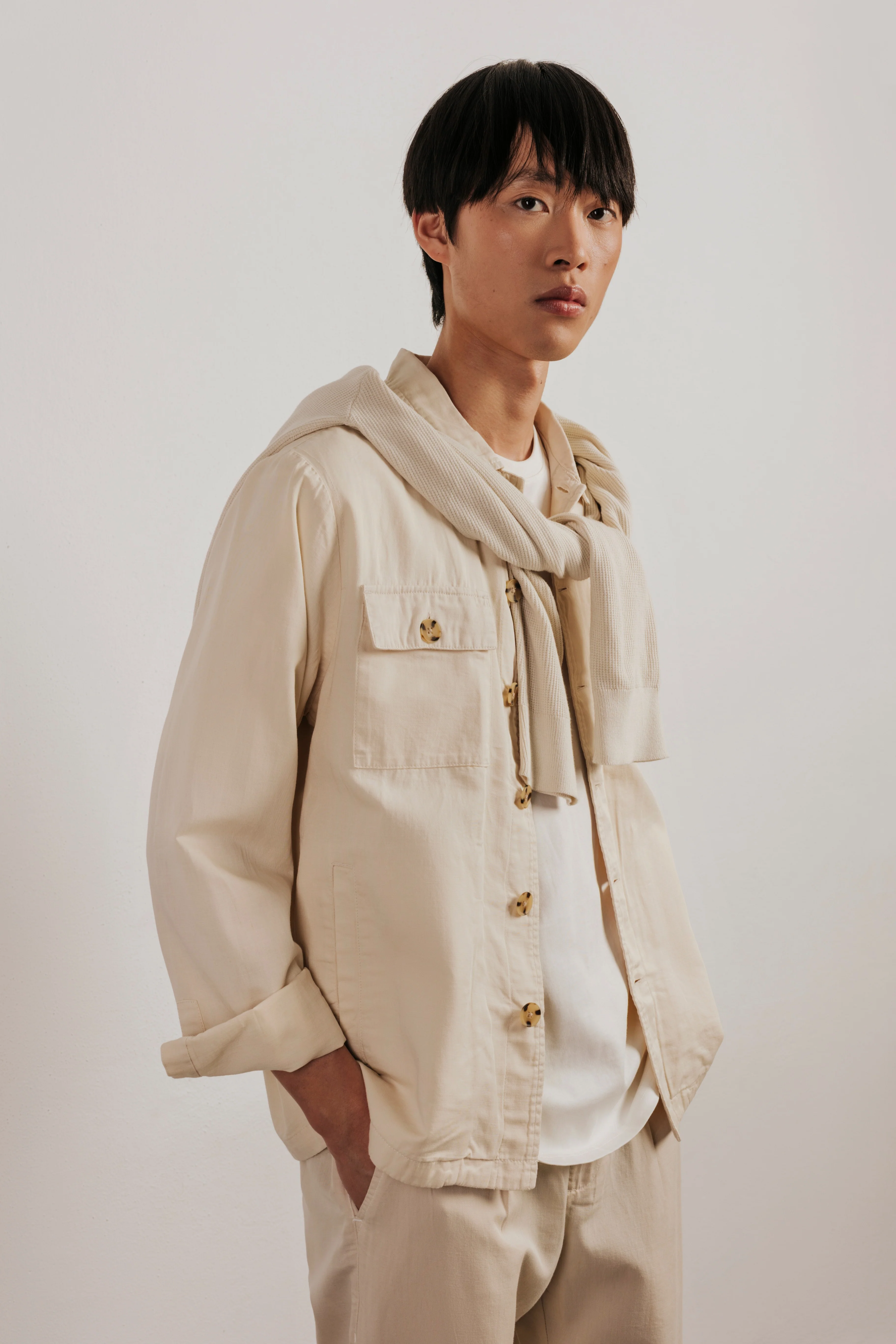 Sobrecamisa de lino - Image 6