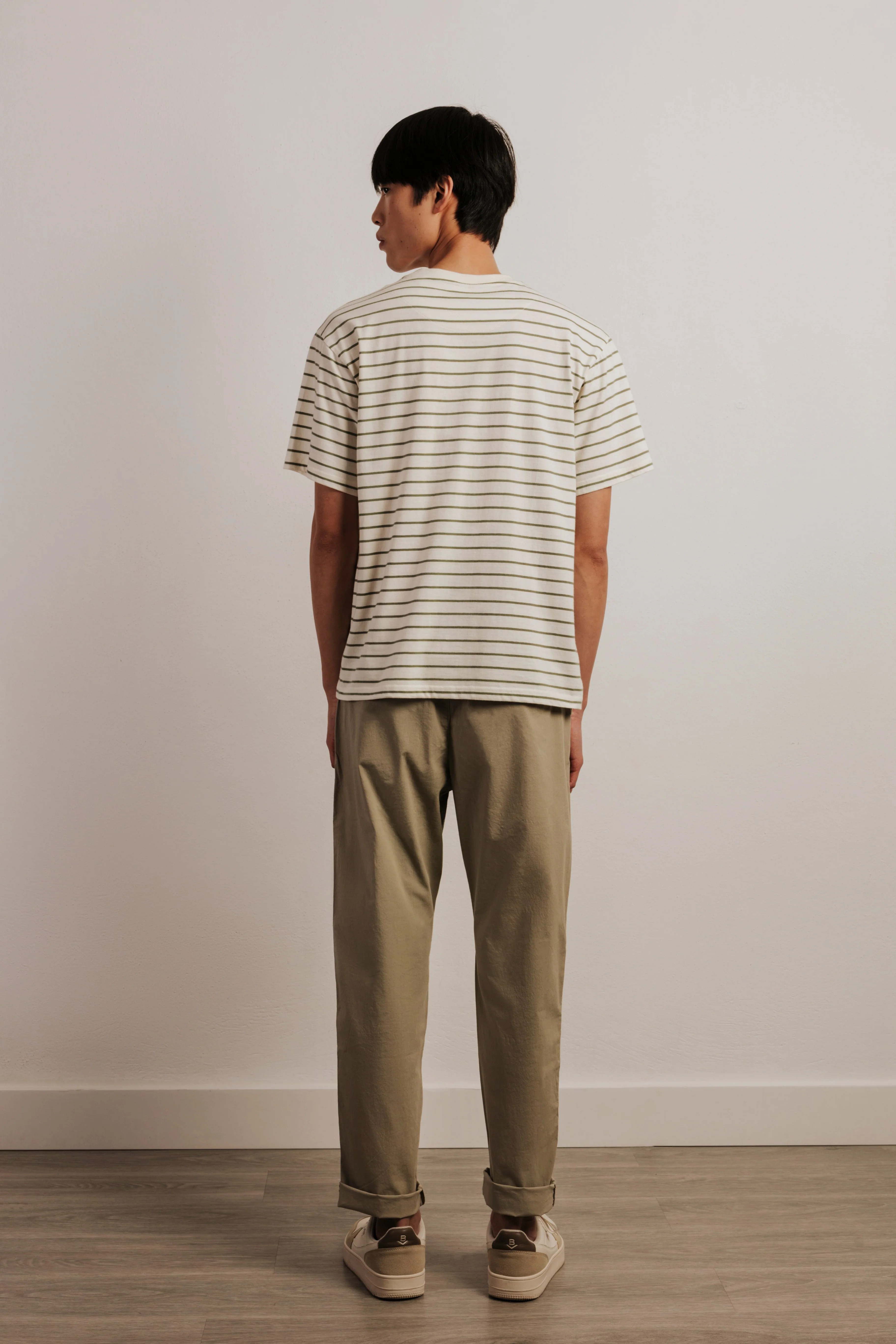 Camiseta confort rayas bordado - Image 5